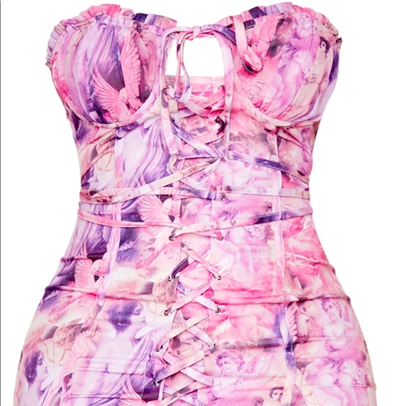 PLT pink angel dress. Size 4 - Picture 3 of 5